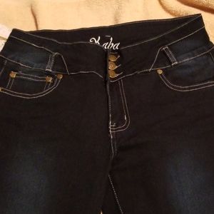 Dark blue skinny jeans